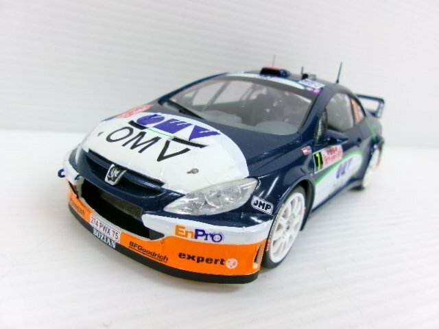 タミヤ 1/24 プジョー 307 WRC #7 OMV モンテカルロ 2006仕様 プラモデル 完成品 (4122-437)