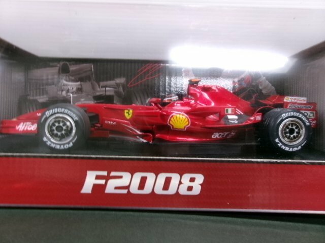 未開封 マテル 1/18 フェラーリ F2008 #1 K.ライコネン (1331-411)