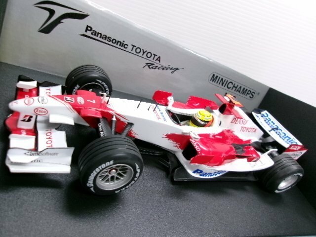 ミニチャンプス 1/18 パナソニック トヨタ レーシング TF106 #7 R.シューマッハ 2006 (1331-395)