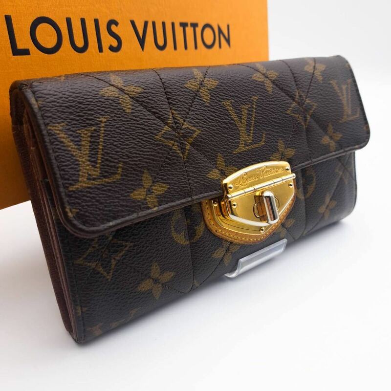 LOUIS VUITTON 最高級美品モノグラムポルトフォイユエトワールキルティングウォレット モノグラム ルイヴィトン 長財布 