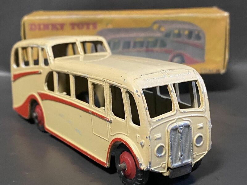 英 Dinky Toys #280(#29f)　Observation Coach (crm)　　ディンキー　オブザベーション　コーチ AEC A.E.C. vintage Meccano England GB UK