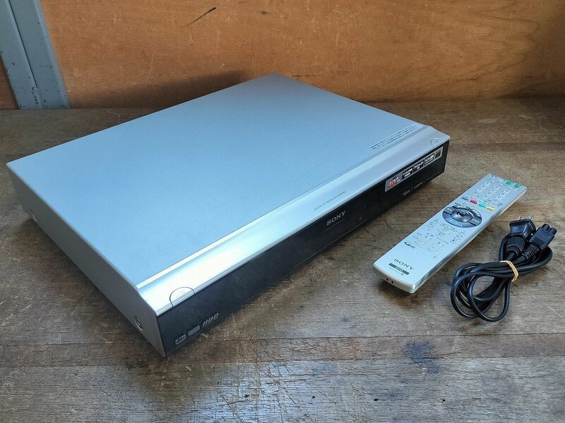 SONY / ハイビジョンレコーダー スゴ録（RDZ-D800 6年製）/ ジャンク品 DVD読み込みエラー HDD表示可 初期化済み 06年製 現状渡し