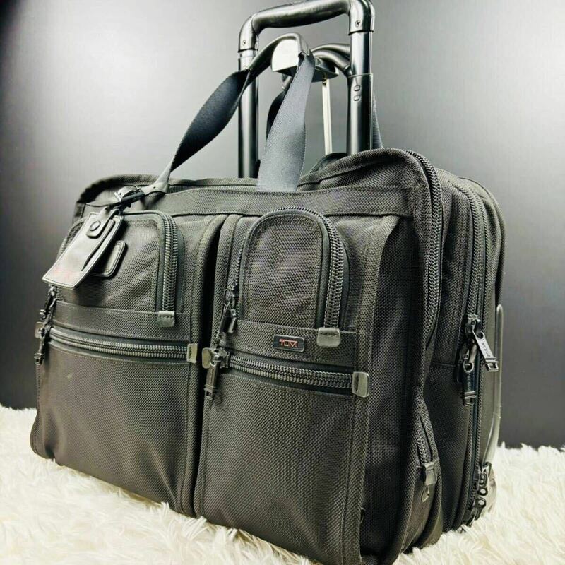 TUMI トゥミ キャリーケース キャリーバッグ スーツケース 旅行バッグ ビジネス 2輪 バリスティックナイロン ブラック 黒 メンズ 