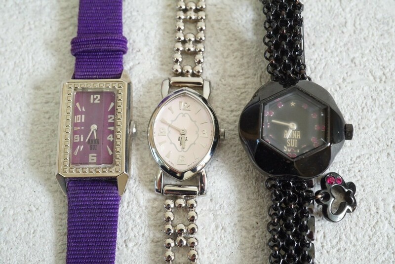 F1361 全てANNA SUI/アナスイ レディース 腕時計 ブランド アクセサリー クォーツ 大量 セット まとめて おまとめ まとめ売り 不動品