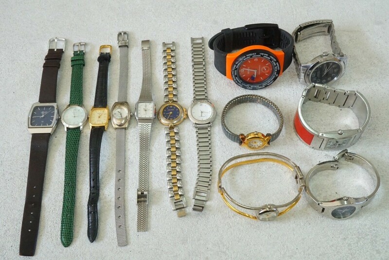 F1352 ORIENT/WAKO/FOSSILなど ブランド レディース 腕時計 13点セット アクセサリー 大量 まとめて おまとめ まとめ売り 不動品