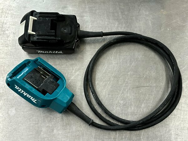 【makita】マキタ 18V用バッテリアダプタ BAP18 コード長1.6m 動作OK 中古【USED】