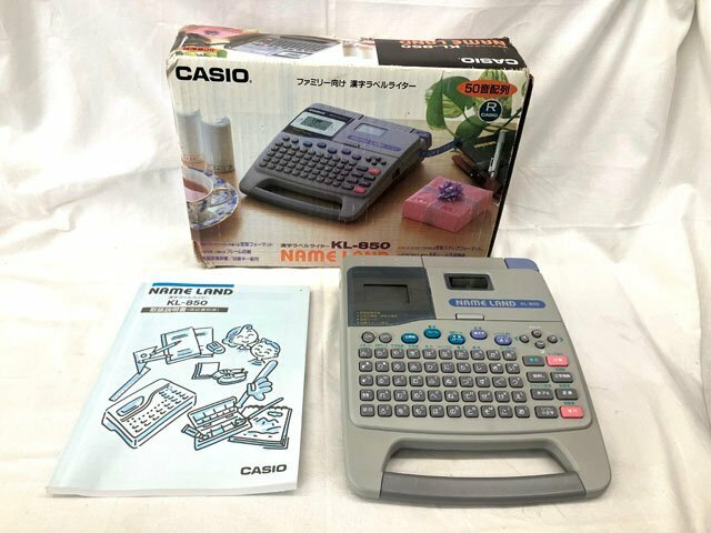 中古・動作品 カシオ/CASIO ネームランド KL-850 漢字ラベルライター