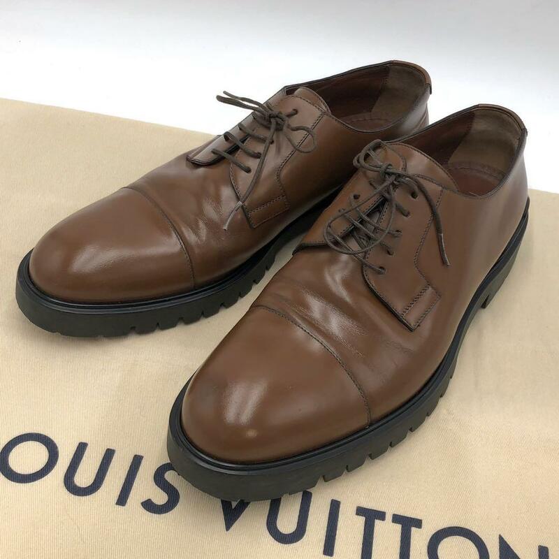 ［美品］LOUIS VUITTON ルイヴィトン　革靴　ビジネスシューズ　ドレスシューズ　レザー　26.5