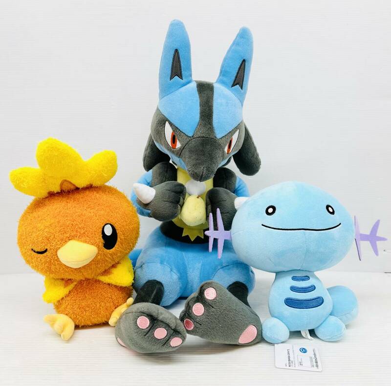 ZT2767 ポケットモンスター ぬいぐるみ ルカリオ アチャモ ウパー ポケモン アミューズメント