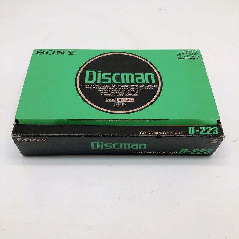 ソニー CD ウォークマン D-223 ポータブル　DISCMANディスクマン