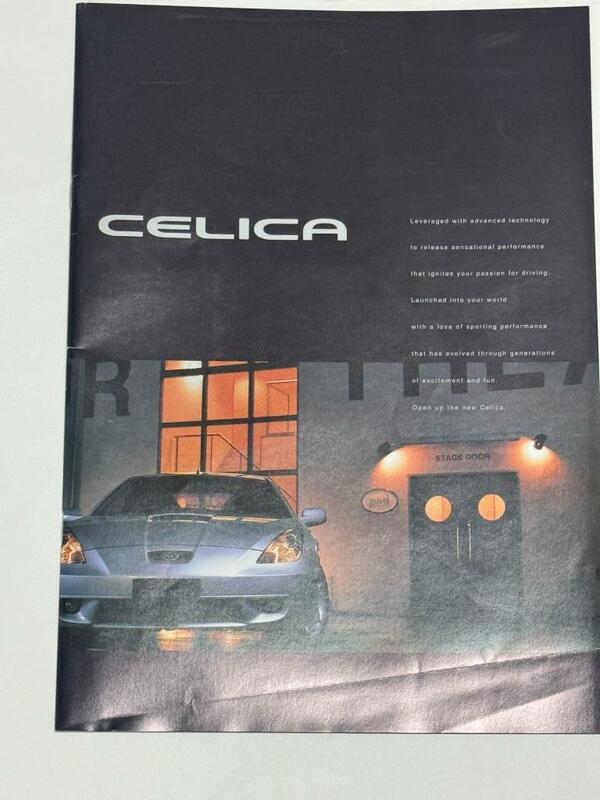 トヨタ セリカ CELICA　カタログ　1999年9月 ZZT系 