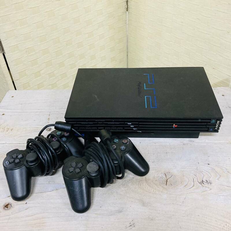 SONY ソニー PS2 プレイステーション2 プレステ2 SCPH-10000 本体 コントローラー 動作未確認 ジャンク扱い 現状品/112-34