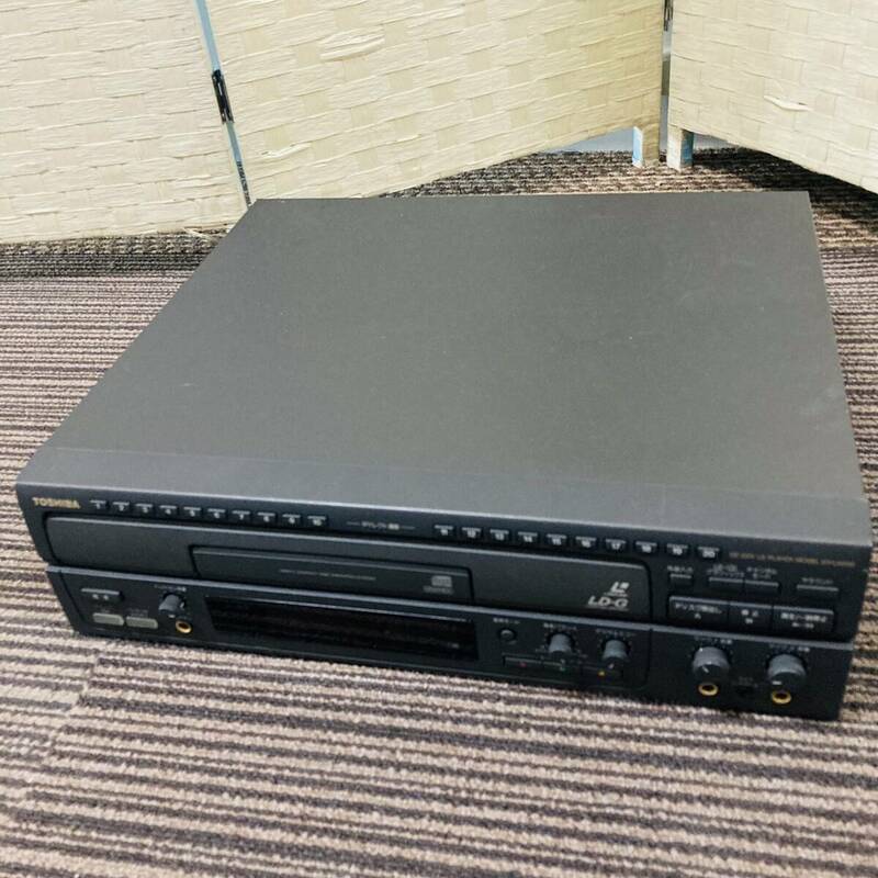 ジャンク出品 TOSHIBA 東芝 CD CDV LDプレーヤー XR-LK65G 本体のみ/061-13