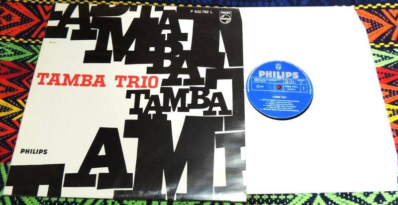 ♪　TAMBA TRIO　ブラジルPHILIPS盤LP　再発？　MONO　タンバ・トリオ