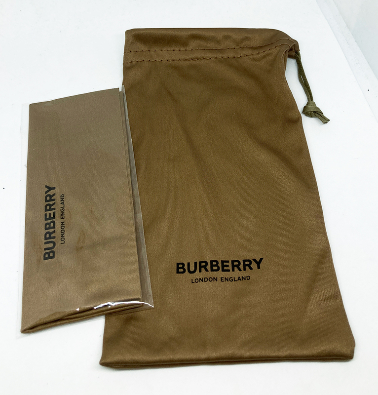 未使用 Burberry バーバリー セリート 巾着 メガネ拭き 眼鏡ケース 各1枚 茶 ブラウン メガネケース