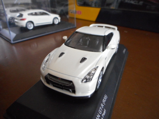 ★★1/43 京商 日産 ＧＴ-Ｒ Ｒ35 ホワイトパール 2008 Kyosho Nissan GT-R White 3.8V6 ★★