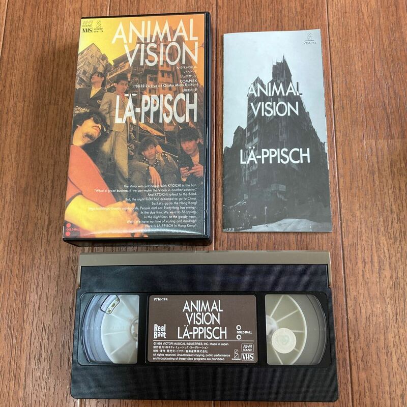 レピッシュ　アニマルビジョン　ANIMAL VISION ミュージックビデオテープ　VHS めがねの日本　パヤパヤ　リックサック　complex 胡蝶の夢