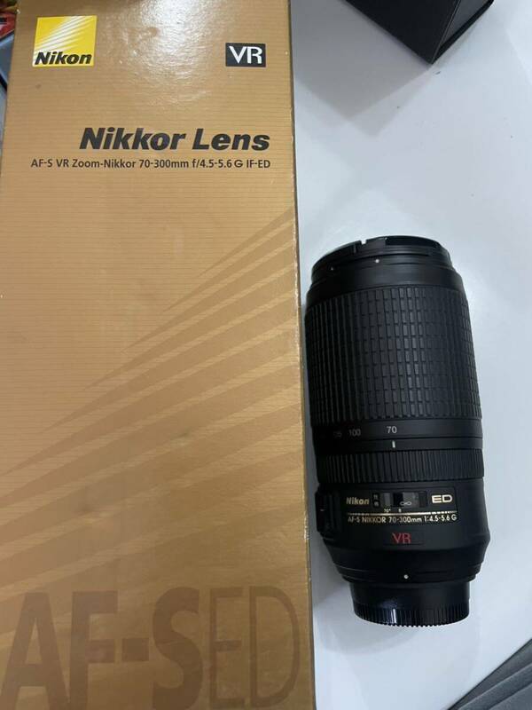 【 箱付 】ニコン NIKON AF-S NIKKOR 70-300mm F4.5-5.6 G ED VR