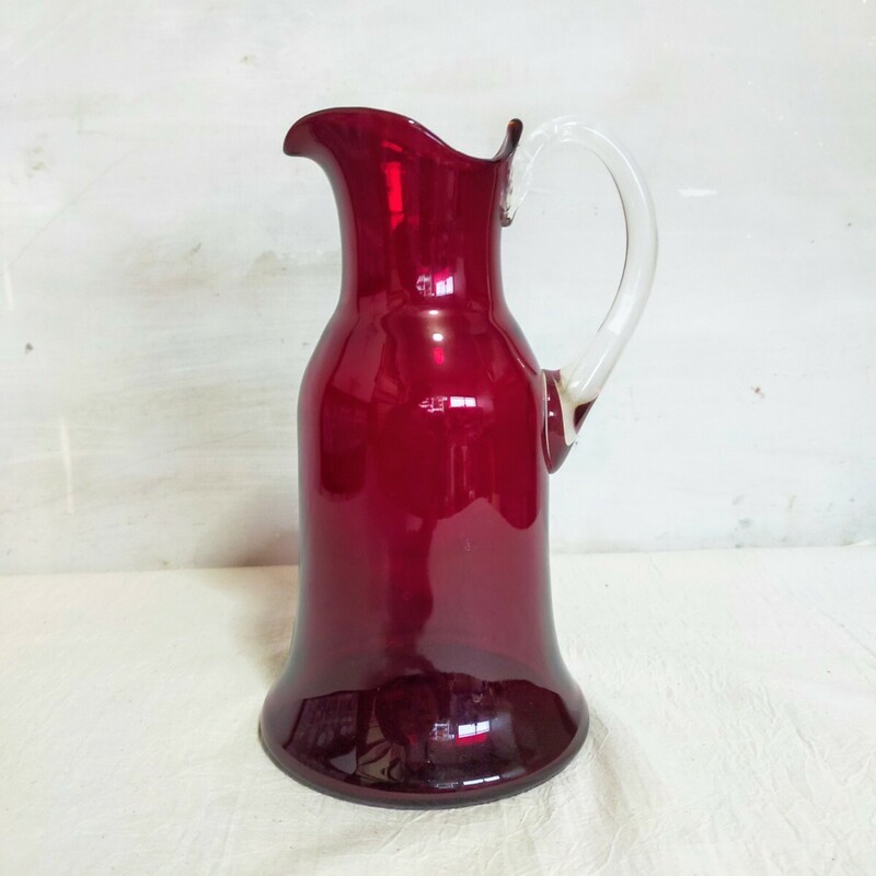 ムラーノガラス ムラノガラス イタリア製 Santi 水差し ピッチャー ポット 花瓶 高級 フラワーベース 花器