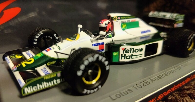 スパークモデル 1/43 ロータス・102B・ジャッド 1991年 オーストラリアGP ジョニー.ハーバート spark Johnny.Herbert 1991 Lotus・Judd