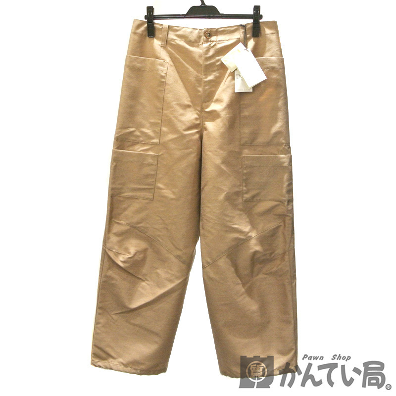 19486 BARENA【バレナ】パンツ Pantalone Romana Lany Khaki 表記サイズ:44 メンズ【中古】USED-A