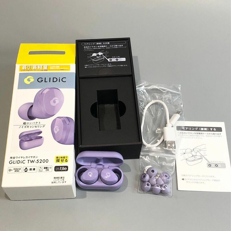 美品 GLIDiC グライディック TW-5200 ワイヤレスイヤホン