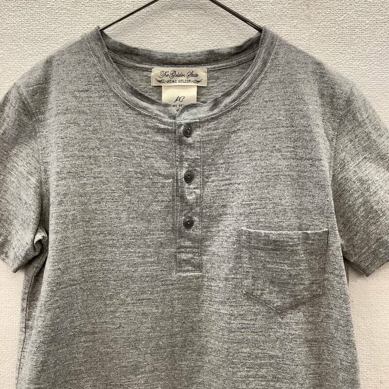 REMI RELIEF レミレリーフ ヘンリーネック 半袖 ポケットTシャツ グレー size M 79250