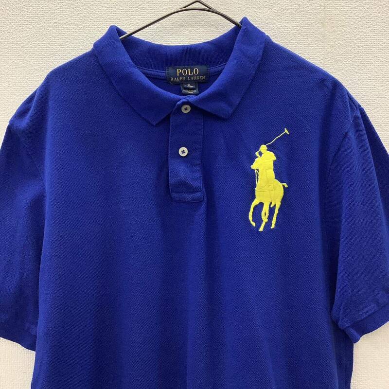 POLO RALPH LAUREN ポロラルフローレン ビッグポニー ポロシャツ 半袖 ブルー size XL 79517