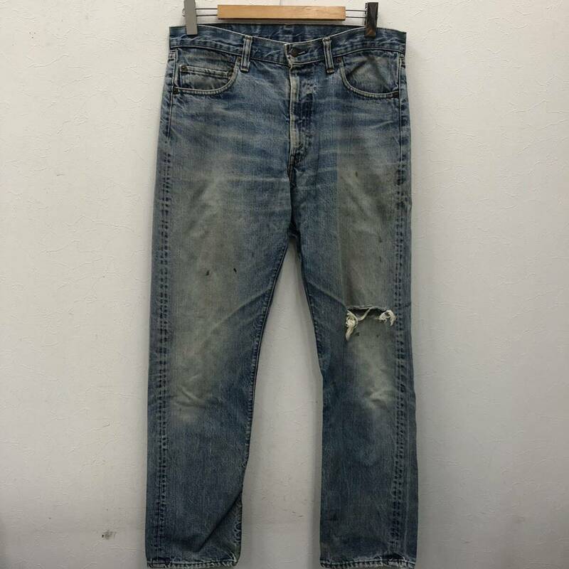 ⑰ Levi’s 70s 66前期 505 ボタン裏8 42TALON ポケット裏シングル W36 L32 リーバイス デニムパンツ USA製 ジーンズ ヴィンテージ