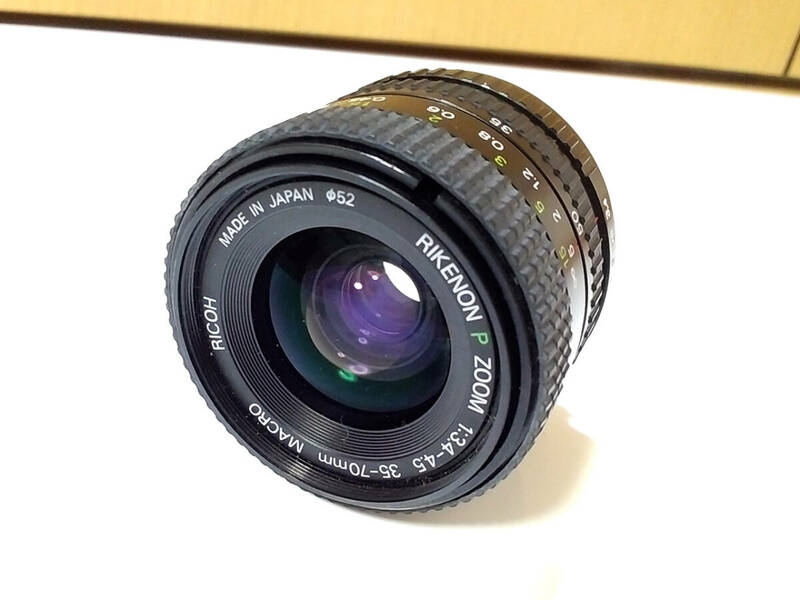 【 動作品 】 Ricoh RIKENON P ZOOM 35-70mm F3.4-4.5 MACRO Manual Focus Lens for Pentax K-Mount リコー ペンタックス Kマウント レンズ