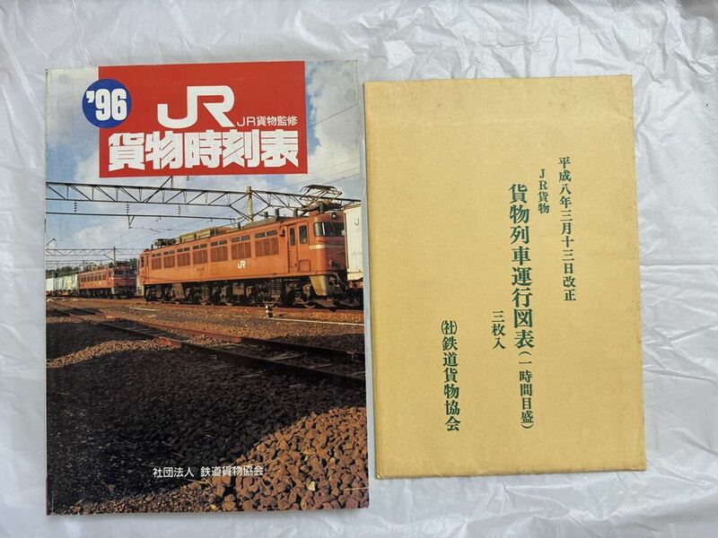 JR貨物監修 '96貨物時刻表　平成8年3月ダイヤ改正　鉄道貨物協会発行