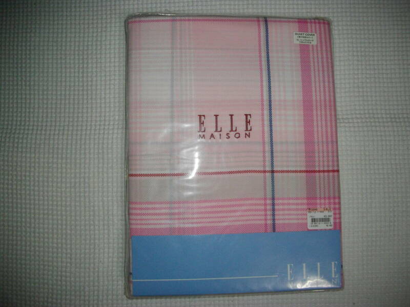 【ELLE・エル】　両面プリント　掛け布団カバー　◆　150x210㎝　シングルロング