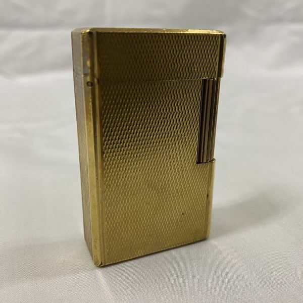 H054-SB2-632▲ S.T.Dupont デュポン ガスライター 20μ ゴールド カラー タバコ 喫煙グッズ 喫煙具