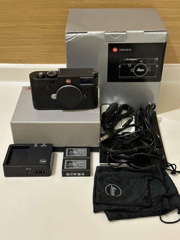 極美品 付属品完備 Leica M10 ブラッククローム ライカ　レンジファインダー 関連 Leica M9 M8 M11 