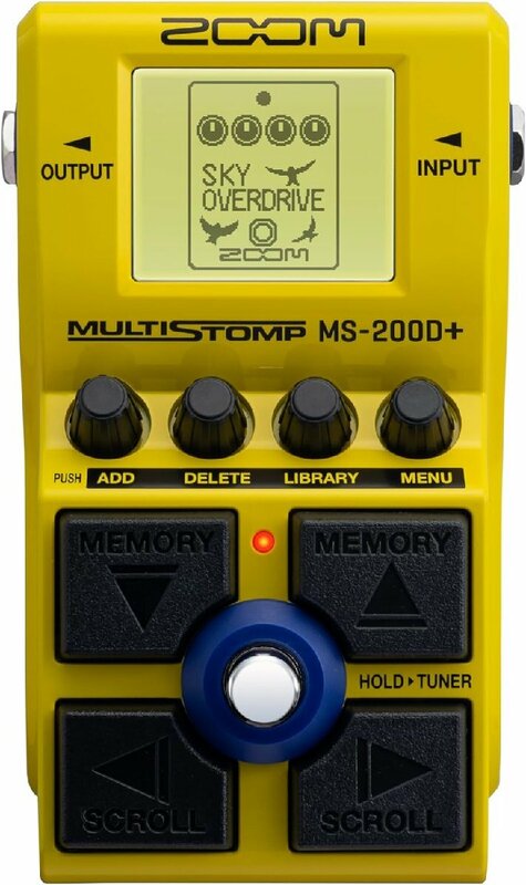 ZOOM ズーム マルチストンプボックス 200種類のドライブサウンド2024年発売 MS-200D＋