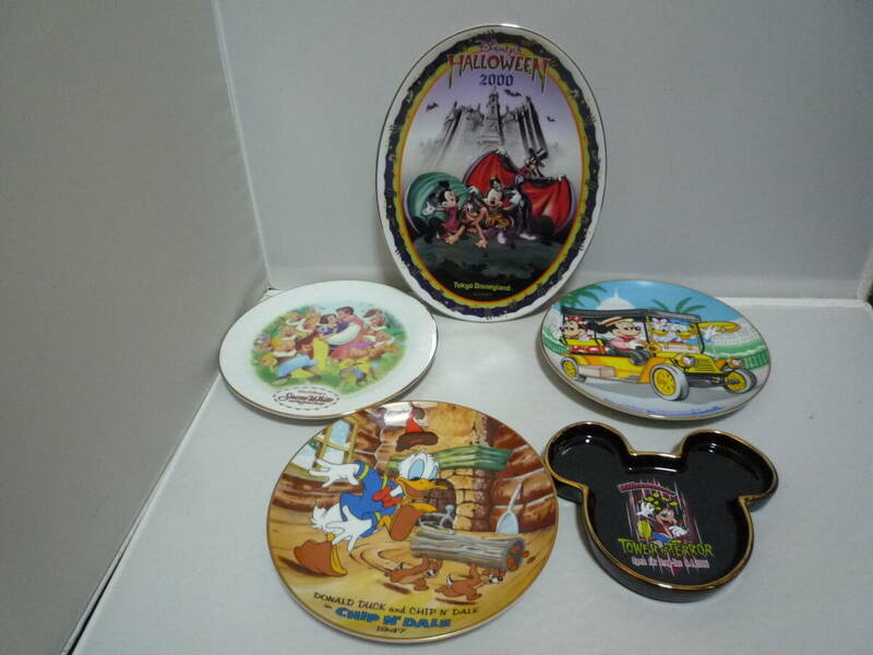 インテリア　ディズニー　飾り皿　色々　５種類