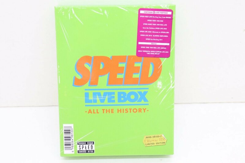 06MA●SPEED LIVE BOX - ALL THE HISTORY - Blu-ray 中古