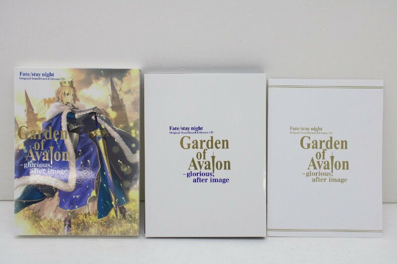 09JD●Fate/stay night Original Soundtrack＆Drama CD Garden of Avalon glorious after image 中古