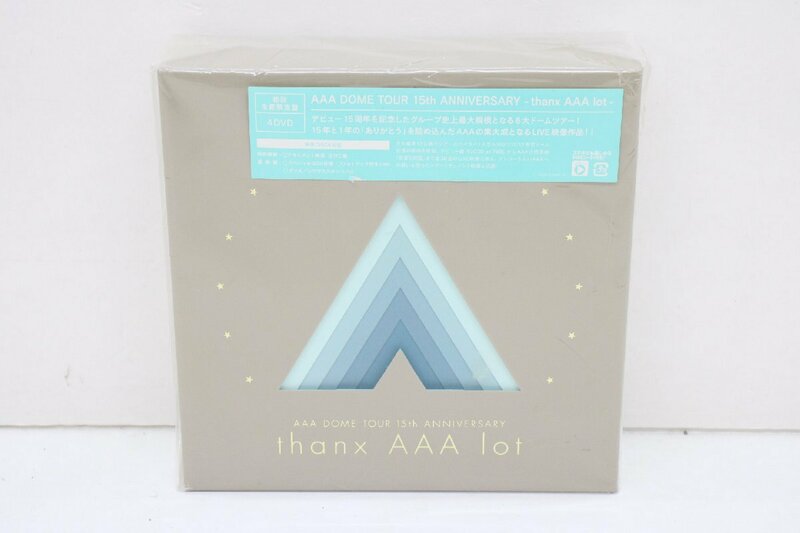 06MS●AAA DOME TOUR 15th ANNIVERSARY thanx AAA lot 初回受注限定盤 DVD 中古