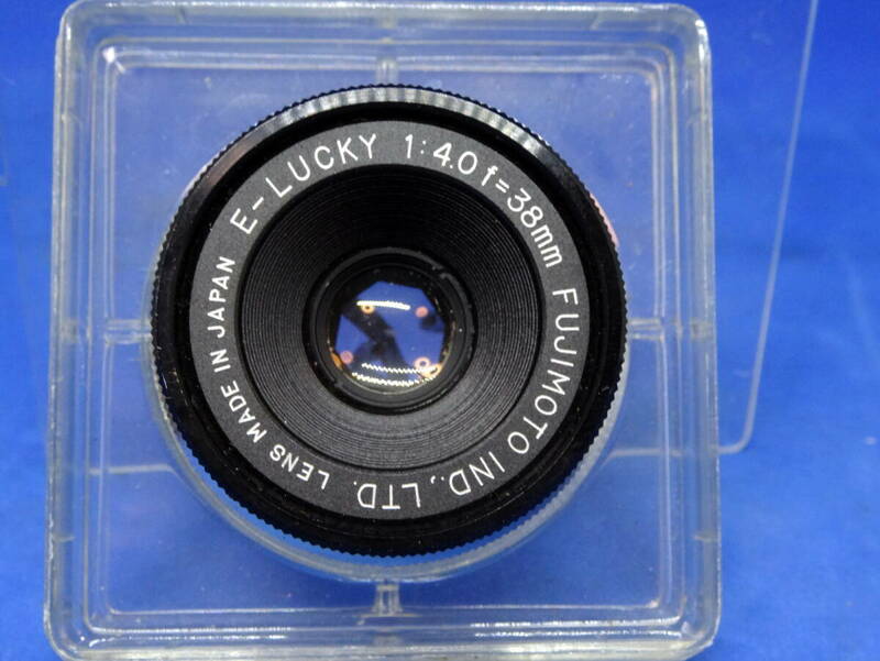 ラッキー 38mm f4 引き伸ばし機レンズ M39 マウント E-LUCKY 1:4.0 f=38mm　古レンズ