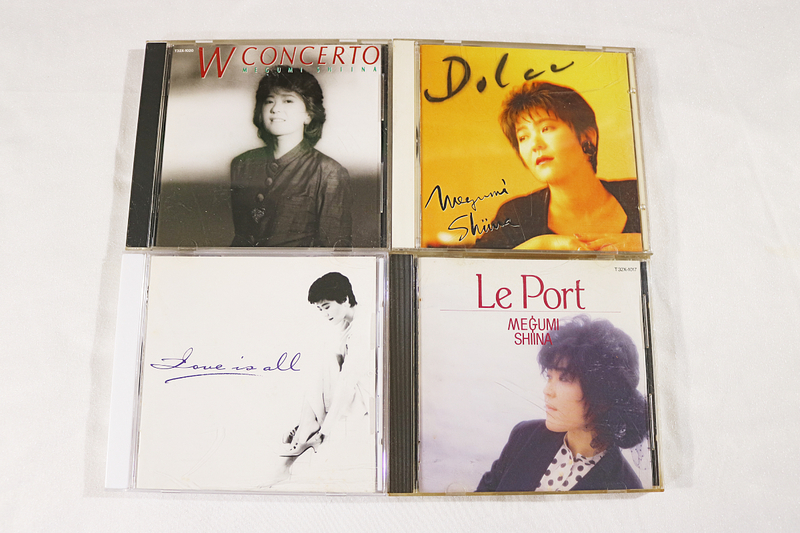【椎名恵】CD 4タイトルセット『W CONCERTO』『Love is all』『Le Port』『Dolce』USED 