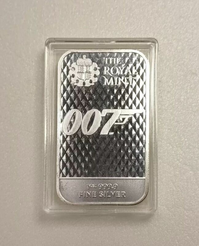 007 ジェームズ ボンド ジェームス ボンド 銀 1oz 銀貨 では無いです 1オンス ロイヤルミント