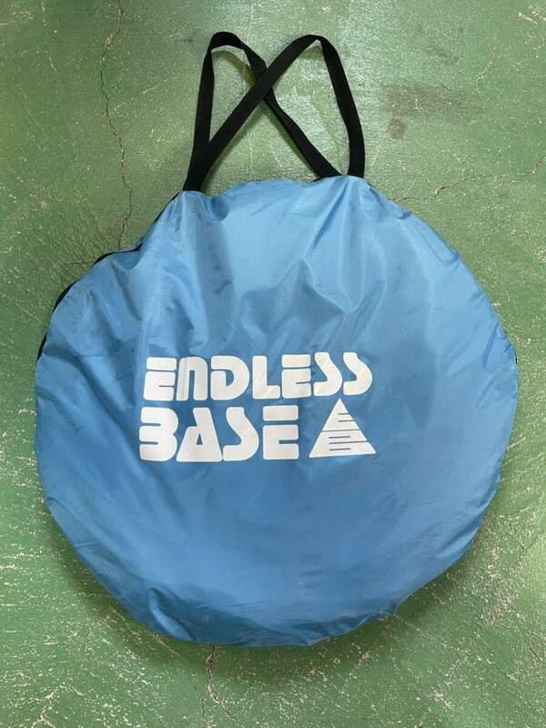 【1円】ポップアップテント テント アウトドア プール キャンプ ブルー ENDLESS BASE BBQ 公園 夏 バーベキュー 庭 家族 u4154