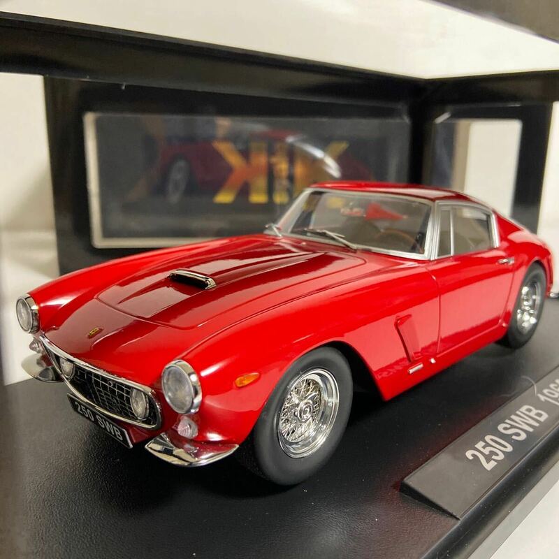 ★KKスケール／KKscale : 1/18 ★フェラーリ250 SWB／Ferrari 250 SWB 1960 (Red) ★未展示モデル♪