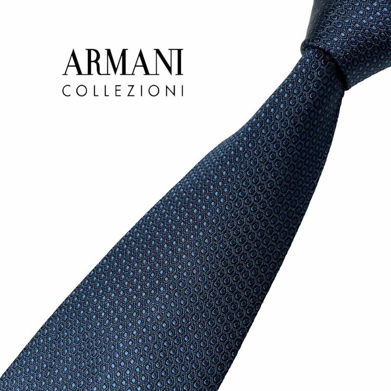 ARMANI COLLEZIONI ネクタイ 小紋柄 アルマーニ コレッツォーニ USED 中古 m1023