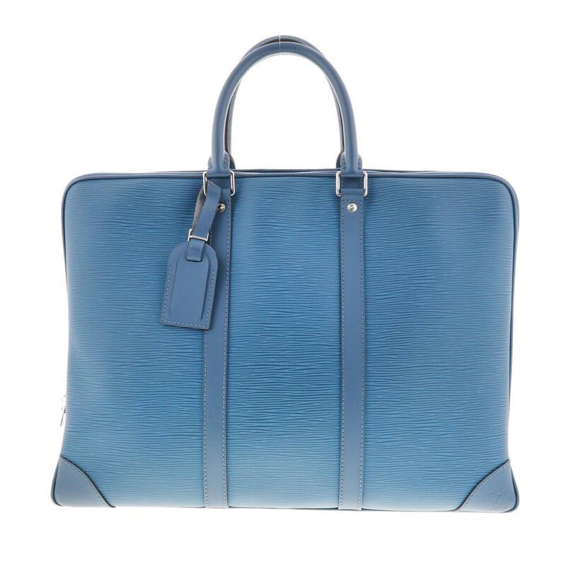 LOUIS VUITTON ルイヴィトン ポルト ドキュマン バッグ ビジネスバッグ/ブリーフケース M41144 Blue Leather PDV