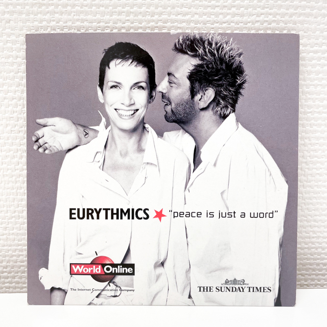 EURYTHMICS ユーリズミックス peace is just a word CD CD-ROM THE SUNDAY TIMES 英国 イギリス 国内 限定 非売品 特別 スペシャル 盤
