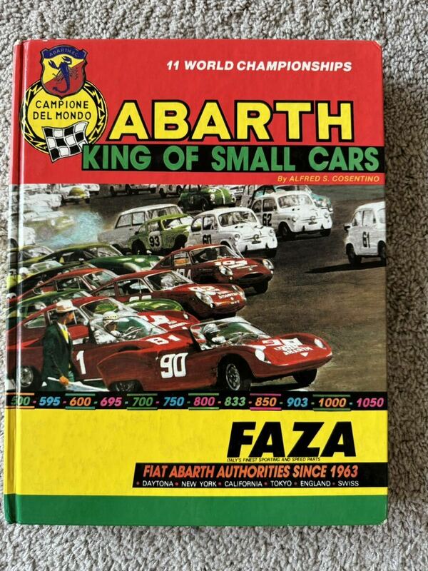 アバルト 洋書 KING OF SMALL CARS 1985 ABARTH洋書