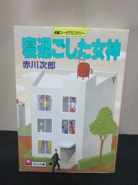 赤川次郎 小説 読書 文庫 天山文庫 寝過ごした女神 浮気 宝くじ 事件 不倫 ユーモアーミステリー 初版