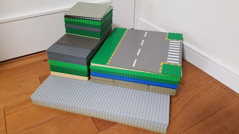 レゴ ベースプレート 85枚 48×48 32×32 16×32 16×16 道路 グレー ブルー グリーン 大量 大型 基礎版 大量出品中 同梱可能 正規品
